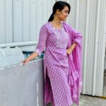 Pavithra Janani Instagram - Calm ☺️ Most comfortable outfit @_label.by.dheeshi_ #thendralvanthuennaithodum #abhi #pavithrajanani💜