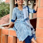 Pavithra Janani Instagram - Calm ☺️ Most comfortable outfit @_label.by.dheeshi_ #thendralvanthuennaithodum #abhi #pavithrajanani💜
