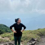 Pavithra Janani Instagram - Agasthiyar malai trekking 🏔️ After a long struggles went there memorable n awesome trekking ❤️ You guys r the best thanks for taking care of me @jack_mj7 @rajinii_karthik ,Vijay,Prasanna #trekking #agasthiyarkoodamtrekking #podhigaimalai #sivayanamaha🕉️ #strangersintofriends #toughesttrekkingeverdone #somuchoffunandlaughter