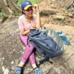 Pavithra Janani Instagram - Agasthiyar malai trekking 🏔️ After a long struggles went there memorable n awesome trekking ❤️ You guys r the best thanks for taking care of me @jack_mj7 @rajinii_karthik ,Vijay,Prasanna #trekking #agasthiyarkoodamtrekking #podhigaimalai #sivayanamaha🕉️ #strangersintofriends #toughesttrekkingeverdone #somuchoffunandlaughter