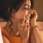 Pavithra Lakshmi Instagram - I fall in love with you a little bit more🧡🫰 . Shot by g_vigneshwaran_ Location @yes_studios_ Styled by @shimona_stalin Edited by @vigneshkumar.rb Makeup @makeupby_kiruthiga Hair by @soniyarameshbabu_muah