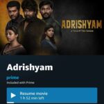 Pavithra Lakshmi Instagram - #adrishyam now out on Amazon prime @primevideoin if you have missed watching the film in theatres please watch now🤗♥️ if u have watched already, please do watch it again♥️