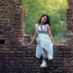 Pavithra Lakshmi Instagram - Whilst Looking out for what's missing, trying to find myself Wearing @aarkeritukumar Shot and edited @vigneshkumar.rb