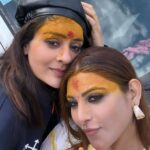 Payal Rajput Instagram - Sometimes the best adventures are the ones that are shared with your best friends … #frinedsforlife❤️ #kedharnathdarshan 🙏🏼 Har har Mahadev 🙏🏼 Kedarnath Temple