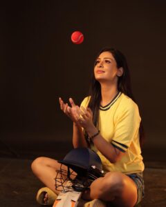 Payal Rajput Instagram - Catch up the moment 🎾💛