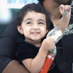 Pearle Maaney Instagram - Our Cute little Angel 👼 @nila.pearlish . Video @rahuloutlawz Nila wearing @mybud.kids
