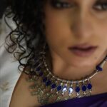 Pearle Maaney Instagram - 💜 . . Click @lightsoncreations Jewellery x Saree @saltstudio MUA @nizanmakeovers