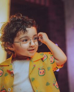 Pearle Maaney Instagram - Our Kutty cocomelon 🤓 Caption Please 😉
.
Clicks @pearle_productions