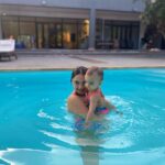 Pooja Banerjee Instagram - Highlight of the weekend from @el_parque_alibagh Thank you @dipikablacklist for everything muuahhhhhh @sanassejwaal enjoyed the most in the pool and having mangoes ❤️