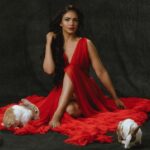 Pooja Banerjee Instagram - “I'm a little behind on the times, but I believe that the term you're looking for is...OMG." Have A Happy Sunday my bunnies 🐰. 🐰- hair styling by my beautiful @hairbydrishya 🐰 Make-Up by my favourite @sachinmakeupartist1 🐰 styling by @rezachirag 🐰 got this OMG shot captured by the one & only @subisamuel #PoojaBanerjii #fashionstyle #fashionista #fashiongram #fashionphotography #otd #potd #instafashion