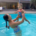 Pooja Banerjee Instagram - Highlight of the weekend from @el_parque_alibagh Thank you @dipikablacklist for everything muuahhhhhh @sanassejwaal enjoyed the most in the pool and having mangoes ❤️