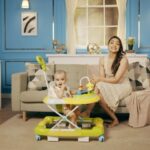 Pooja Banerjee Instagram - Baby’s first steps are the most special and to make it even more so, I got the LuvLap Comfy Walker cum Rocker. It can be easily converted to a rocker and comes with brakes with rubber shoes. You can adjust it according to your baby’s height as it comes with a 3-level height adjustment with safety lock, so that she’s safe and secure. The Attractive Toy Tray keeps my Sana entertained and the Push Bar makes it very convenient to move. So, with LuvLap, give your little one the best way to keep exploring always!