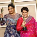 Pooja Kumar Instagram – So proud of these brown women to bring home an Oscar! @kartikigonsalves @guneetmonga you are heroes!!! #elephantwhispers #women #oscars #2023