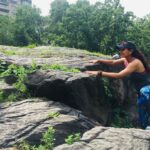 Pooja Kumar Instagram – #tbt Keep climbing because there is no other choice! #newyork #centralpark missing this park so much! #america #india