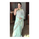 Pooja Kumar Instagram – #throwbackthursday I LOVE wearing saris! #tamil #telugu #india #america #hindi