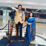 Poonam Dhillon Instagram – If ever in Mumbai– All Film Buff, who love Films ..The place to visit is The Beautifully curated Museum of History of Motion Pictures in India .Must keep few hours to go through . This newly Installed statue of Satyajit Ray is a deserving tribute  to the honoured Film Maker @nmicmumbai .. at Peddar Road. Films Division. Closed Monday . Had pleasure of an enlightening visit there . Our honourable Prime Minister @narendramodi ji had inaugurated this museum few years ago . A must see on sightseeing trip to Mumbai