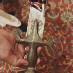 Poonam Dhillon Instagram - On this day of #guruteghbahadursahibji saheedi diwas ..sharing my very blessed Darshan of the Sword of Guruji's son and our 10th Guru #gurugobindsinghji presented years ago to the Maharaja of Sirmaur. Felt so #blessed #elevated #joyous at this opportunity to hold the sword in my hand. 🙏🙏 @sikh.history #proudtobesikh I read many comments about covering head.. YES I should have & would have if it wasn't so unexpected, overwhelming & I wasn't wearing one with my clothes .. so didn't have presence of mind to look around for one. The Emotion I felt in the divine presence was indeed overwhelming & rendered me incapable all logical & sensible actions . Feel so blessed . Waheguru ji ka Khalsa.. waheguru ji ki Fateh !