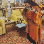 Poonam Dhillon Instagram - On this day of #guruteghbahadursahibji saheedi diwas ..sharing my very blessed Darshan of the Sword of Guruji's son and our 10th Guru #gurugobindsinghji presented years ago to the Maharaja of Sirmaur. Felt so #blessed #elevated #joyous at this opportunity to hold the sword in my hand. 🙏🙏 @sikh.history #proudtobesikh I read many comments about covering head.. YES I should have & would have if it wasn't so unexpected, overwhelming & I wasn't wearing one with my clothes .. so didn't have presence of mind to look around for one. The Emotion I felt in the divine presence was indeed overwhelming & rendered me incapable all logical & sensible actions . Feel so blessed . Waheguru ji ka Khalsa.. waheguru ji ki Fateh !