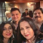 Poonam Dhillon Instagram – Party mood!! 🥰💕🎁🎊🎉🎈Good to catch up with so many Dear Friends. Happy Birthday @sammirshah  @moranialy . Lovely party !!
