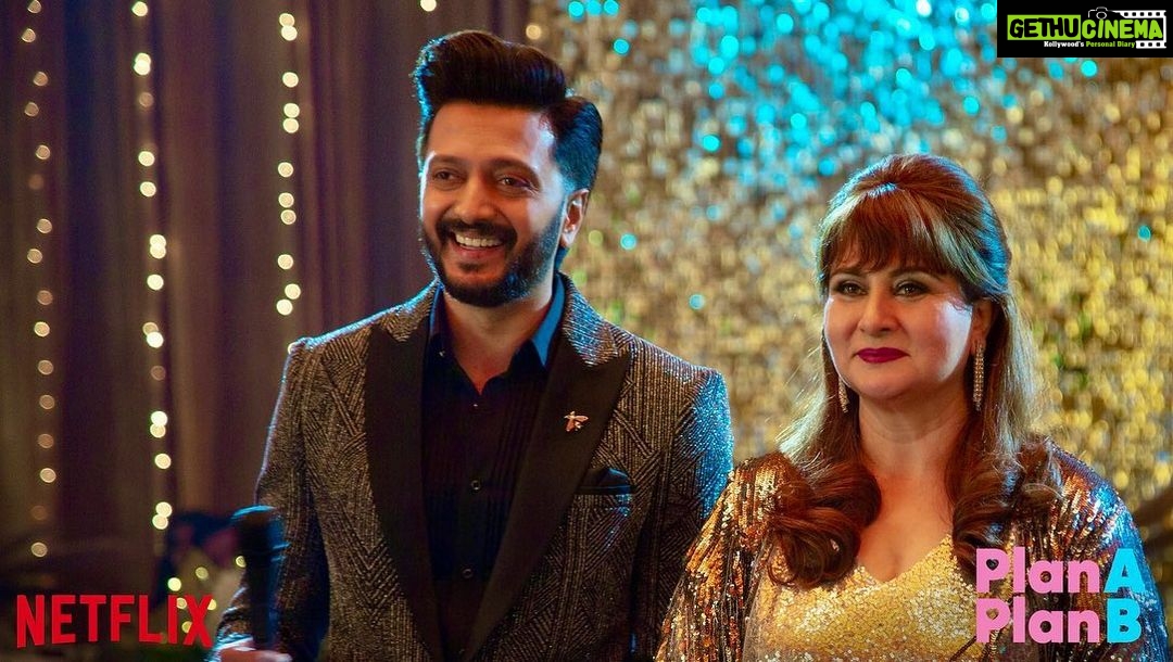 Poonam Dhillon Instagram - Streaming now!!!! Plan A Plan B on NETFLIX!!! Pl do watch - Light hearted, Fun, Nok Jhok & Romance !! @riteishd @tamannaahspeaks @KushaKapila