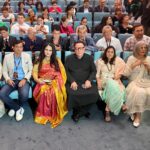 Poonam Dhillon Instagram - Trip to Tashkent ,capital of Uzbekistan. A extremely warm loving welcome , overwhelmed with Flowers & Music . The #tashkentinternationalfilmfeatival is a extremely Grand well planned Festival. Indian films and actors are specially loved and we are showered with Love , affection & respect . Was very pleasant meeting our distinguished Indian Ambassador @manish.prabhat & his lovely wife Ruchi . The indian Delegation was led by @nfdcindia NDFC head @bhakarravinder .Legendary star #zeenataman was showered with love from the Uzbek Fans . I had shot for my iconic Film #SohiniMahiwal , Directed by @umesh0608 here many years ago. Look forward to visiting this extremely beautiful country again soon. Tashkent, Uzbekistan