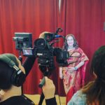Poonam Dhillon Instagram – Feeling very Indian in UK . Love Sarees & specially at UK Asian film Festival where I represent Indian Films with pride. BFI Southbank