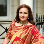 Poonam Dhillon Instagram - Feeling very Indian in UK . Love Sarees & specially at UK Asian film Festival where I represent Indian Films with pride. BFI Southbank
