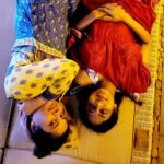 Poornima Indrajith Instagram - Sticking together even when our worlds are upside down! Happy birthday to my bestie ♥️ @nilufersheriff