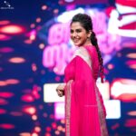 Poornima Indrajith Instagram - Eid Mubarak 🌙✨ Wardrobe: @pranaahbypoornimaindrajith HMU : @jaan_moni_das Show : @mazhavilmanoramatv