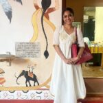 Poornima Indrajith Instagram - Indeed a special day today at Chendamangalam. Will post more pics and details soon. Wardrobe: @poornimaindrajith Chendamangalam, India