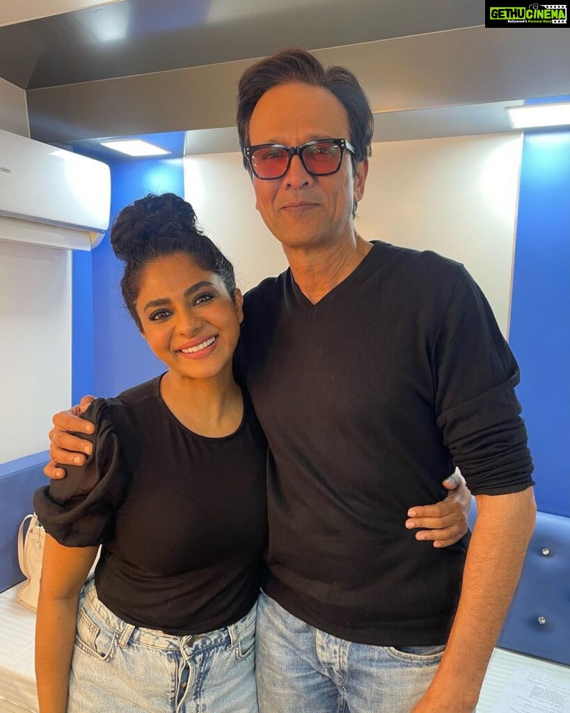 Poornima Indrajith Instagram - With my very talented and wonderful costar @kaykaymenon02 What a fruitful last few days it has been, just wrapped up my work for a very exciting project with a promising team. Happy Monday! #comingsoon #hindiseries #ott