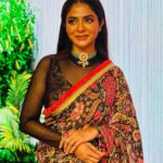 Poornima Indrajith Instagram - Pranaah Pret, my new love and obsession is all about prints and colours. I wanted to wait till the collection launch but I couldn’t help but wear a few of my favourites from this range for a show. So here is a sneak peek on what’s to come on Pranaah.com Stay tuned for more! @pranaahbypoornimaindrajith @jaan_moni_das @priyankaalbert @pureallure.in @mazhavilmanoramatv