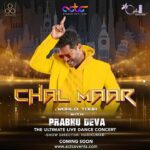 Prabhu Deva Instagram - Get ready to groove to the beat of Chal Maar World Tour With Prabhu Deva 🕺⭐ - The Ultimate LIVE Dance Concert" presented by ACTC Studio. Stay tuned for more updates 👉🏼 www.actcevents.com Get ready to dance your heart out! ❤️🕺🏼💃🏻 @actc_events aasett_digital @orchid_productionns #ChalMaar #PrabhuDevaWorldTour #DanceConcert #Live