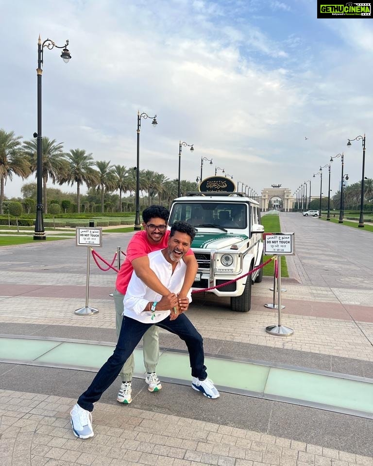 Prabhu Deva Instagram - With my son vacation ❤️❤️❤️