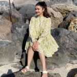 Prachi Deasi Instagram - Fell in love with this vintage print and style. Such an easy slow kind of vibe! Breezy weekends, hammocks and my @mortonmac_label dress…taking me back in time to summer holidays 🏖️🤍 Happy Women’s Day today & every day 🫶🏻 Spa InterContinental Rak