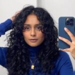 Pragathi Guruprasad Instagram – never have I ever loved my natural hair so much ➿🖤