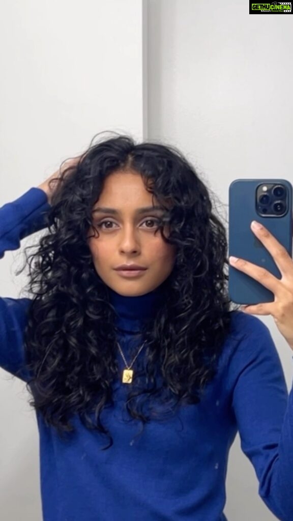 Pragathi Guruprasad Instagram - never have I ever loved my natural hair so much ➿🖤