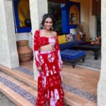 Pragathi Guruprasad Instagram – closing out Diwali celebrations with @nokkam.co x @dharma.gin 🪔 wearing @ankbyamrit