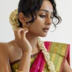 Pragathi Guruprasad Instagram – madurai jasmine body oil, you have my whole heart 🍃❤️ @somaayurvedic happy 1 year
