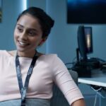 Pragathi Guruprasad Instagram - chatting with @thejenbartels about the new Webb Telescope 🔭 at @northropgrumman ⁣ ⁣ thank you NG and @lesleywolffisthephotobomb for bringing the duo back 🪐