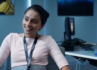 Pragathi Guruprasad Instagram - chatting with @thejenbartels about the new Webb Telescope 🔭 at @northropgrumman ⁣ ⁣ thank you NG and @lesleywolffisthephotobomb for bringing the duo back 🪐