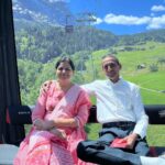 Pragya Jaiswal Instagram - Happy 40 years of togetherness my sweethearts 💕💕 Love you beyond !! #HappyAnniversary #MomDad Switzerland
