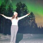 Pragya Jaiswal Instagram – Ethereal and Enchanting Nothern Lights 💚💚💚 

We were fortunate to see the dance of Northern lights two nights consecutively n it was the most beautiful experience ever.. Grateful, thankful, blessed !! 

Ticked this off the bucket list 💚
#NothernLights #AuroraBorealis #Finland #Rovaneimi @finncredibleexperiences Lapland,North Pole