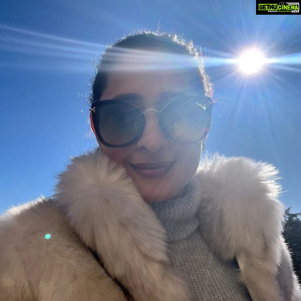 Pragya Jaiswal Instagram - Holidaying in style is not everyone's cup of tea. #pragyajaiswal shared these stunning pictures from her holiday with us and it makes us crave for an immediate vacation ☺️ Can you guess where is she holidaying?