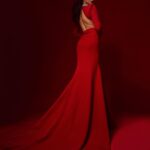 Pragya Jaiswal Instagram - Roses are red🥀 #IIFA Outfit- @labelmanikananda Jewellery- @koharbykanika @aquamarine_jewellery Shoes: @jimmychoo Styled by- @sukritigrover Styling Team- @vanigupta.23 @simrankumar19 Fashion Intern- @mahek_gada Makeup: @athirathakkar Hair: @thakuramit190 Photographer: @kaasastudio Abu Dhabi, United Arab Emirates