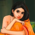 Pragya Nagra Instagram – I think only sarees have figured out how to hug women in the most intimate way possible. @pragyanagra #digitalpainting #digitalart #procreate #art team @sat _narain @rahulravindran mmshootography Stylist @niranjanisundar Saree & Blouse @studio_thari Location courtesy @srivathsan _vijayaraghavan Amaravathi, Andhra Pradesh