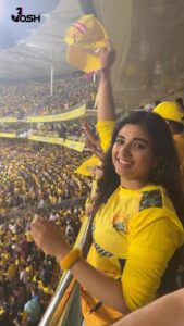 Pragya Nagra Instagram - So here’s when I finally got my jersey…thanks to @que.sera.saraa @zuber.man 💛 @cskfansofficial @chennaiipl #chennaisuperkings #ipl #msdhoni #csk #dhoni #viratkohli #cricket #rohitsharma #klrahul #chennai #mahi #sureshraina #msd #whistlepodu #indiancricketteam #thala #indiancricket #thaladhoni #cskfans #msdians #mahendrasinghdhoni #yellove #teamindia #bcci #thalapathy #sunrisershyderabad #srh #icc #yellowlove @officialjoshapp @joshapp.tamil #joshmeinaaja