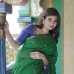 Pragya Nagra Instagram - This song is a feeling...listening on repeat!❤️ Saree @sreelakshanyaa Blouse @yaradesigners VC @alexandervedachalam Make up & Hair @mahiii._.artistry__ #aganaga #ponniyinselvan #ponniyinselvan2 #trishakrishnan #karthi