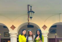 Prakruti Mishra Instagram - Starting the New Year the Right Way 🚀 With my sukoon wale dost 🦋 . . . Happy new year folks 🎉🌎 Be kind , be fun 🤩 . . . . #reels #reelkarofeelkaro #reelsvideo #reelsviral #trendingreels #sukoon #reelsvideos #lisamishra #prakrutimishra #reelslovers #friendship #yaari Taj Fateh Prakash Palace