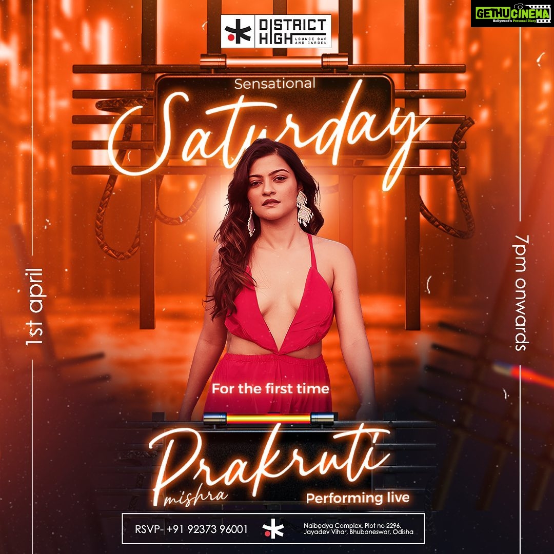 Prakruti Mishra Instagram - This time itβs different, my debut on stage as a singer ποΈ My 1st ever gig had to be with my hometownies π Come witness my tales through my music on 1st of April at @thedistricthigh π« Bhubaneswar see you π» . . #Awaken your senses and prepare to absorb the city's vitality. This Saturday, Prakruti Mishra will perform live for the first time ever, and District High will be the only place you can see her performing. πππ @thedistricthigh πΆποΈ